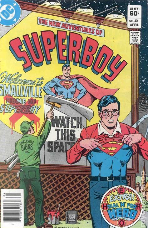 New Adventures Of Superboy 1980 Dc 40 Dc Comics Book Cover Dc Comic