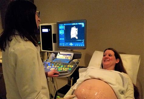 Pregnant Woman Having Ultrasound At Madison Obgyn Clinic Madison