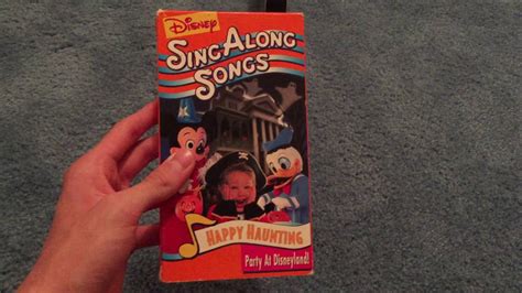Disney Sing Along Songs Happy Haunting Party At Disneyland VHS