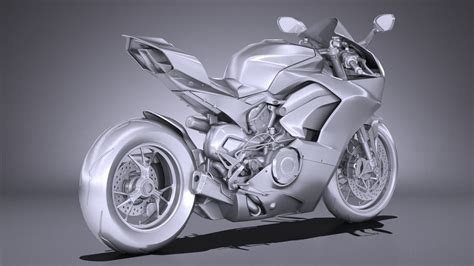 Ducati Panigale Speciale V4 2018 3d Model 169 3ds C4d Fbx Lwo