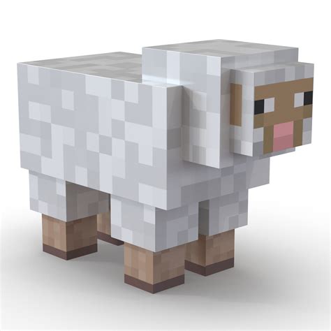 3d Minecraft Sheep Model