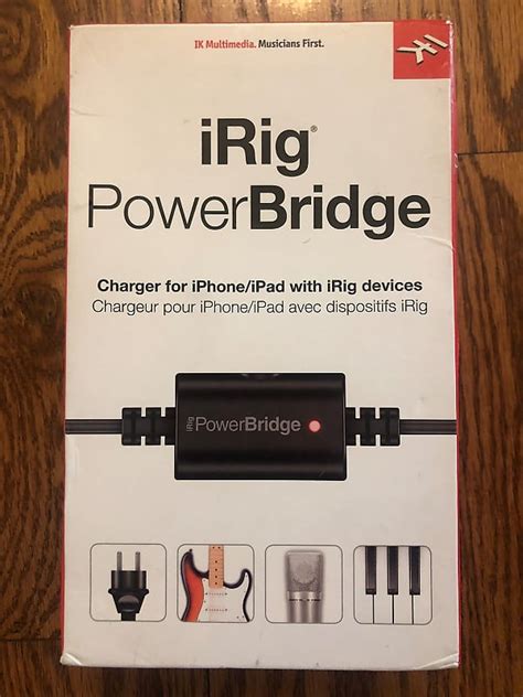 Ik Multimedia Irig Powerbridge Continuous Charging System Reverb