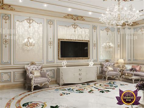 Neoclassical Interior For Living Room By Luxury Antonovich Design