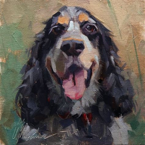 Custom Pet Portrait Custom Dog Oil Painting Animal Painting