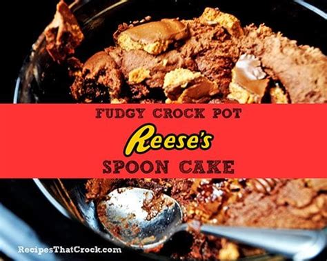 Your crock pot doesn't have to be hideous, in fact, with a simple paint job, you can make it match your kitchen or create a rewritable chalkboard surface. Reese's Spoon Cake - Recipes That Crock!