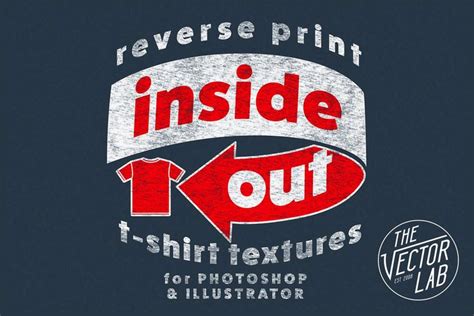 Inside Out Reverse Print T Shirt Textures Free Commercial Fonts Logo