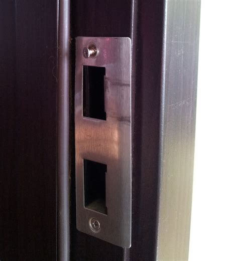What is a security strike plate? fixing stripped screw in soft-wood door frame? - Home ...