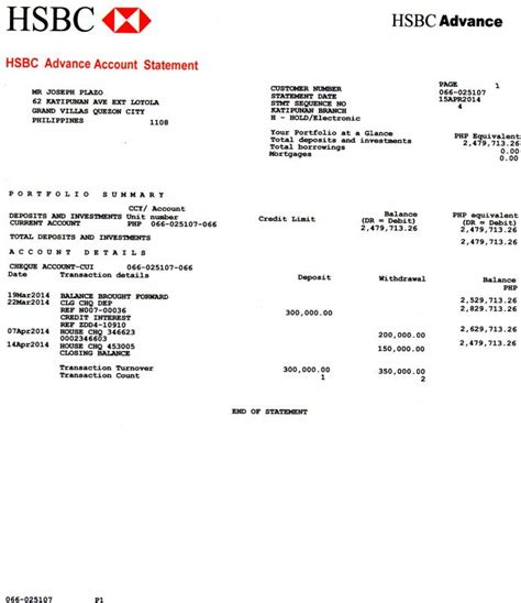 Got a question about your bank statements? Bank Statement Example | Template Business