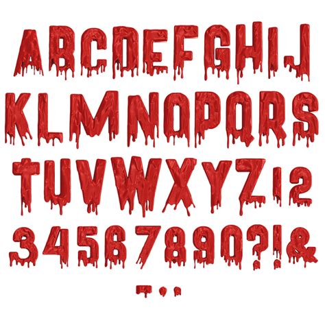 Invisible Horror Font Satisfy Scary Typeface Bloodlust Ecriture