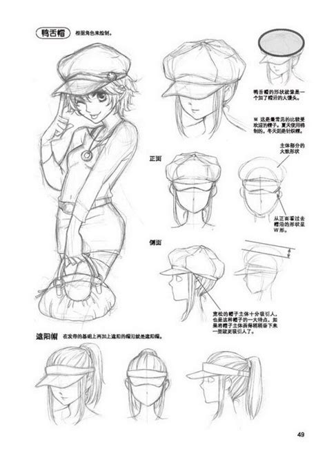 学习画画来自uchiha歆蓝的图片分享 堆糖 Drawing Hats Cap Drawing Anime Drawings