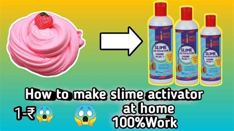 How To Make Slime Activator At Home With Proof💦💦100 Work👍👍 Diy Cute