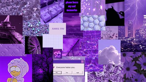 Purple Aesthetic Wallpaper Laptop Anime For Free Myweb
