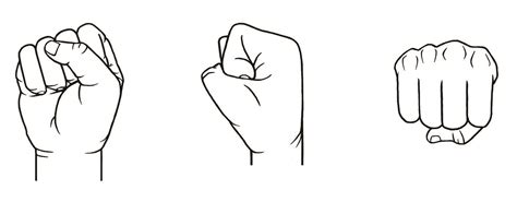 Fist Drawing Side View Clip Art Library
