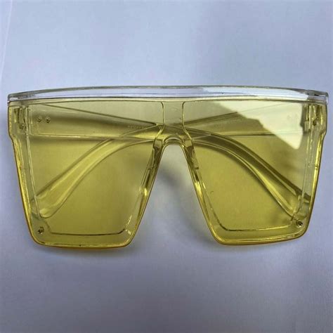 Square Plastic Yellow Sunglass Goggles At Rs 70 In New Delhi Id