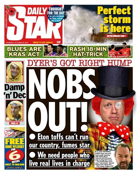 Daily Star Front Page 29th Of October 2020 Tomorrows Papers Today