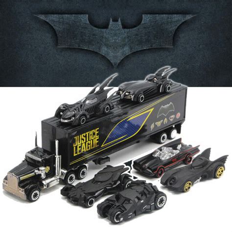 7pcs Batman Batmobile And Truck Model Car Alloy Diecast Toy Vehicle Kids