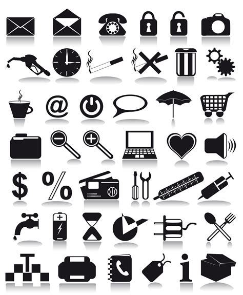 Black Icons 513416 Vector Art At Vecteezy