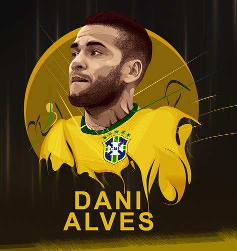 Dani Alves Vector Art On Behance