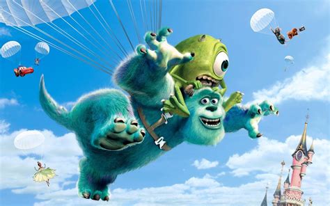 Peliculas De Pixar En Paracaídas Fondo De Pantalla Full Hd Id1482