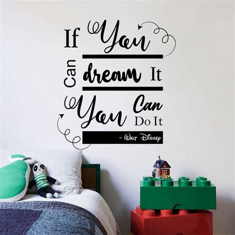 If You Can Dream It Walt Disney Quote Positive Life Inspiration