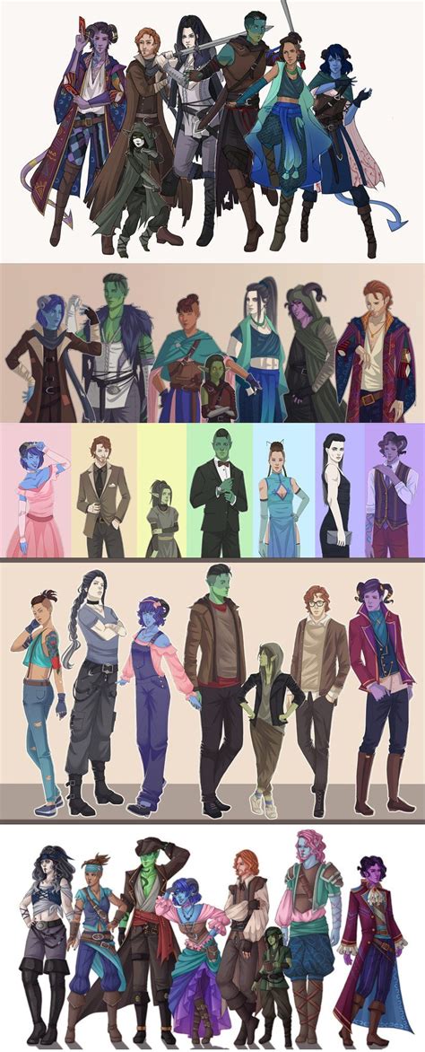 Switch A Roos And Costumes The Mighty Nein Critical Role Critical Role Characters Critical