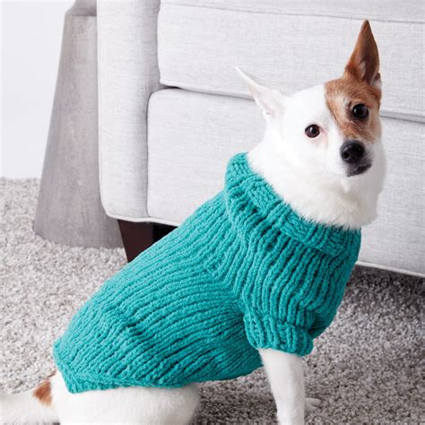 Bernat Pet Knit Dog Coat Dog Coat Pattern Dog Sweater Pattern Dog Coats
