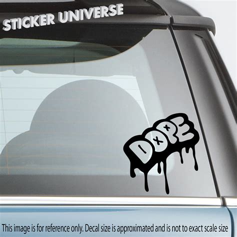 Dope Paint Drip Funny Car Window Decal Bumper Sticker Jdm Hip Hop Cool
