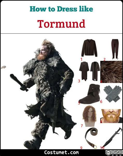 Tormund Game Of Thrones Costume For Cosplay And Halloween
