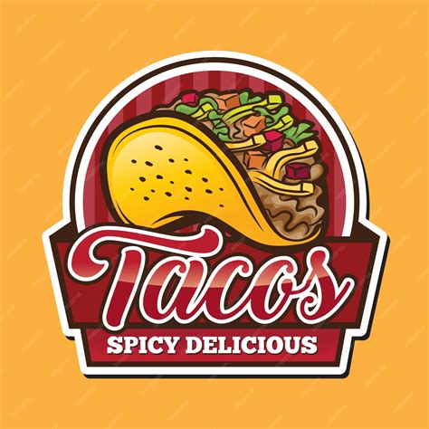 Premium Vector Tacos Logo Mascot Franchise Vector Design