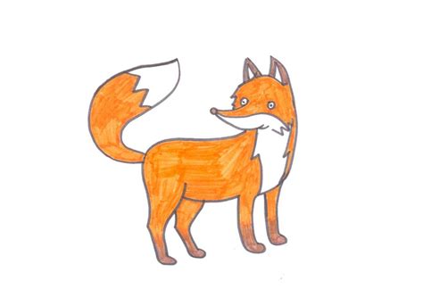 Как нарисовать лису поэтапный урок для детей по рисованию лисы карандашом