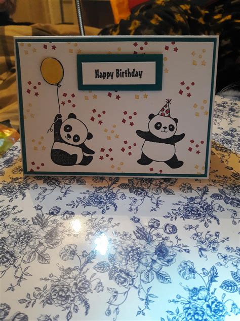 Party Pandas From Stampin Up Stampin Up Party Stamping Up Cards