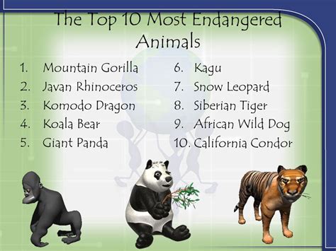Top 108 Top 5 Endangered Animals