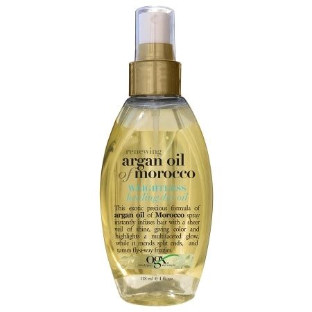 Find hair oils coupons, promotions and product reviews on walgreens.com. OGX Renewing Weightless Healing Dry Oil Spray | Walgreens