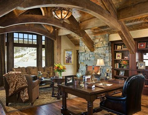 Rustic Home Office Love It Rustic Home Offices Rustic House