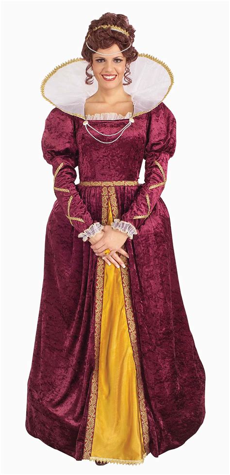 Costume De Reine Elizabeth Déguisement Adulte Rue De La Fête