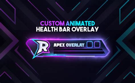 Design Animated Health Bar Overlay For Apex Legends Warzone By