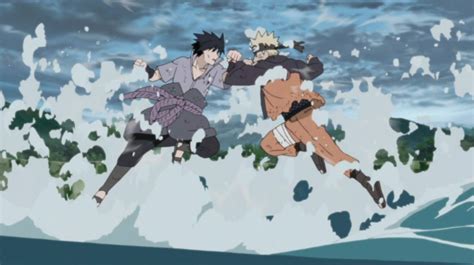 Naruto And Sasuke Begin Their Rematch At The Valley Of The End Naruto