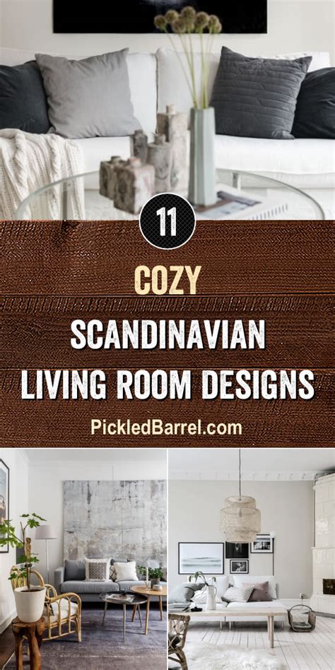 Cozy Scandinavian Living Room Designs Pickled Barrel