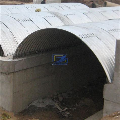300mmx110 Mm Arch Corrugated Steel Culvert Pipe China