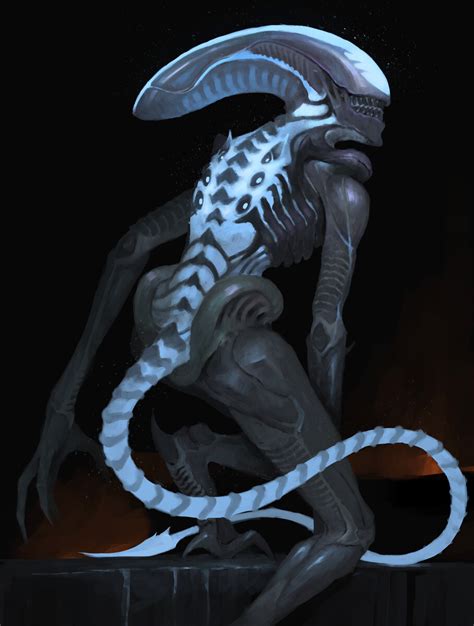 И бонус гифка Oleg Bulakh Grindeath Art Xenomorph Alien