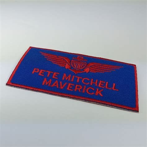 Pete Mitchell Maverick Iron On Patch Iron On Patch Australia By Dek D