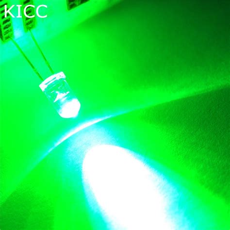 1000 Light Emitting Diode 5mm Emerald Green Led In Light Beads From