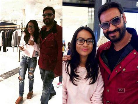 Pic Ajay Devgn With Daughter Nysa In London