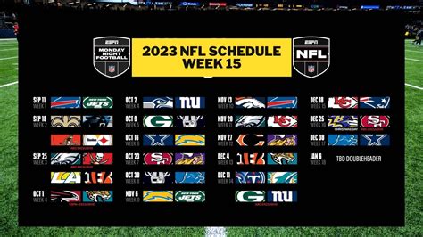 Week 15 Nfl Schedule Dont Miss These Thrilling Games