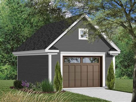 Plan 21701dr One Car Garage With Free Bonus Garage Plans With Loft