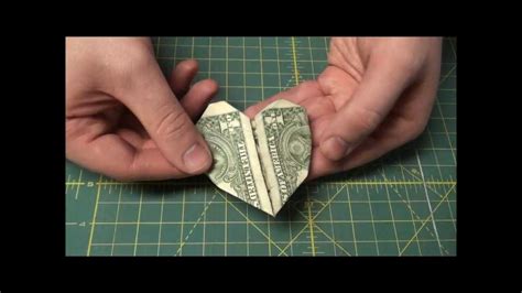 Origami Dollar Bill Ring Video Dollar Bill Origami Ring With Heart