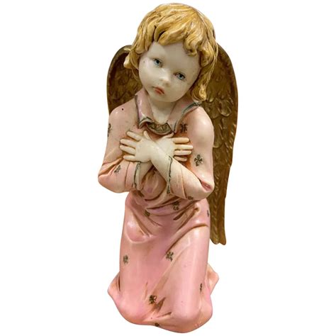 Vintage Fontanini Kneeling Angel Made Of Depose In Italy Italy Ruby Lane