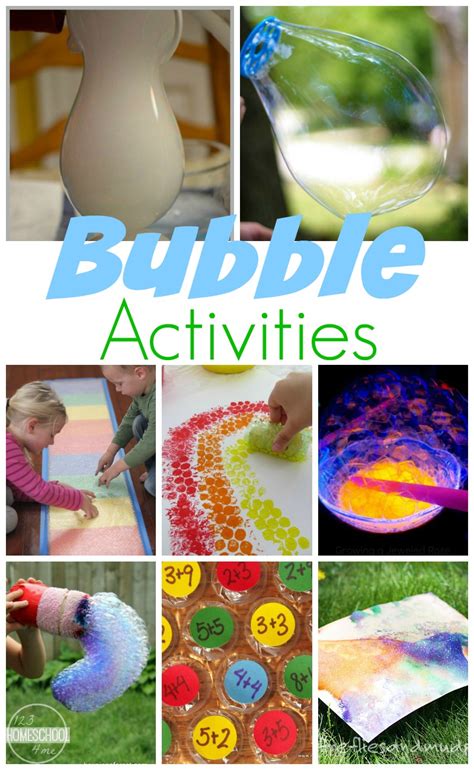 25 Activities For National Bubble Week Testing