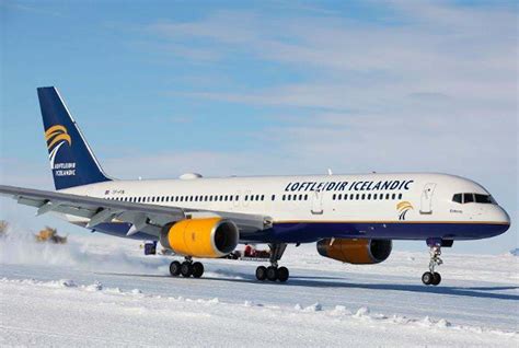 Icelandair Boeing 757 Makes Trip To Antarctica And Lands On Ice Runway