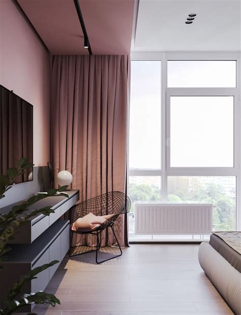 A Striking Example Of Interior Design Using Pink And Grey Decor